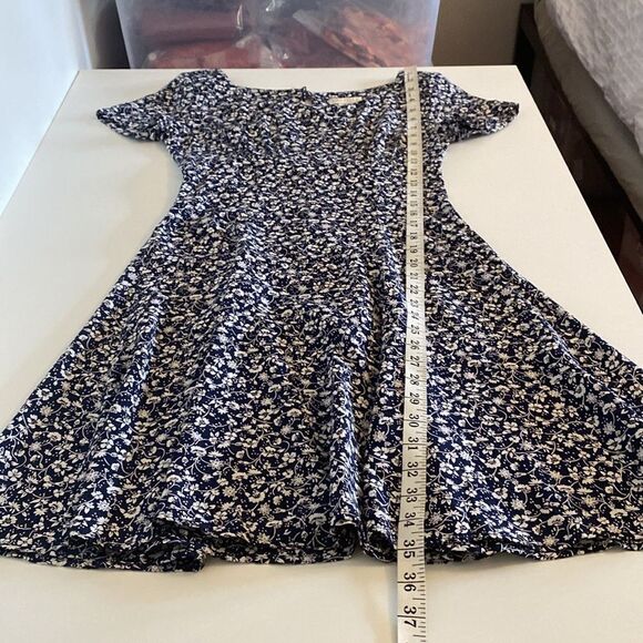 Vintage Late 80's early 90's Ditsy Floral Mini Skater Dress Size 2 - Picture 12 of 13